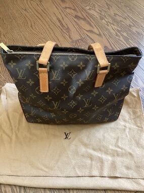Louis Vuitton Monogram Cabas Piano Vintage Shoulder Bag